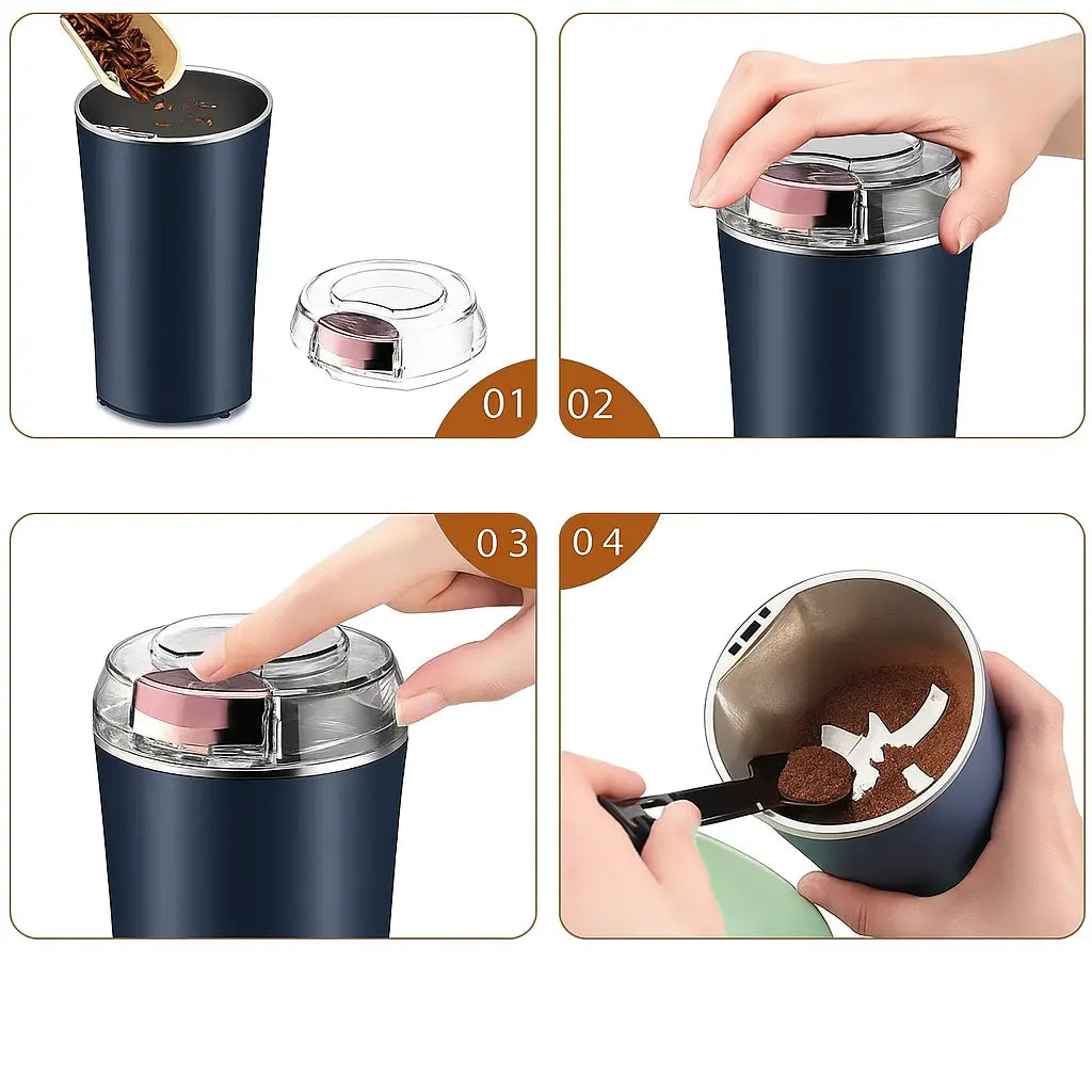 GrindMaster Pro: Electric Coffee & Spice Grinder