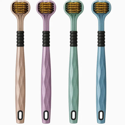 TriBrush:3-Sided Toothbrush