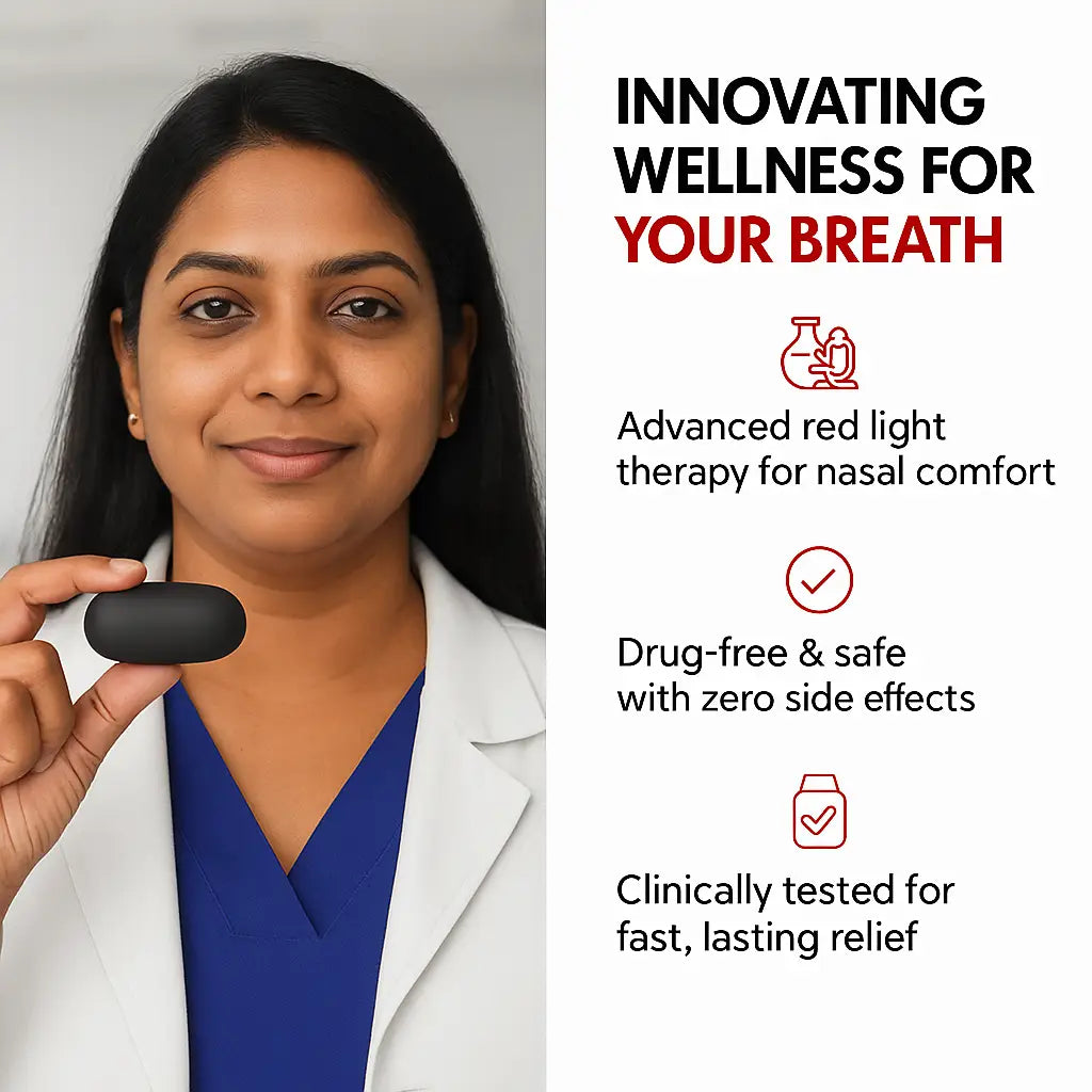 BreathEase | Redlight Therapy Device.