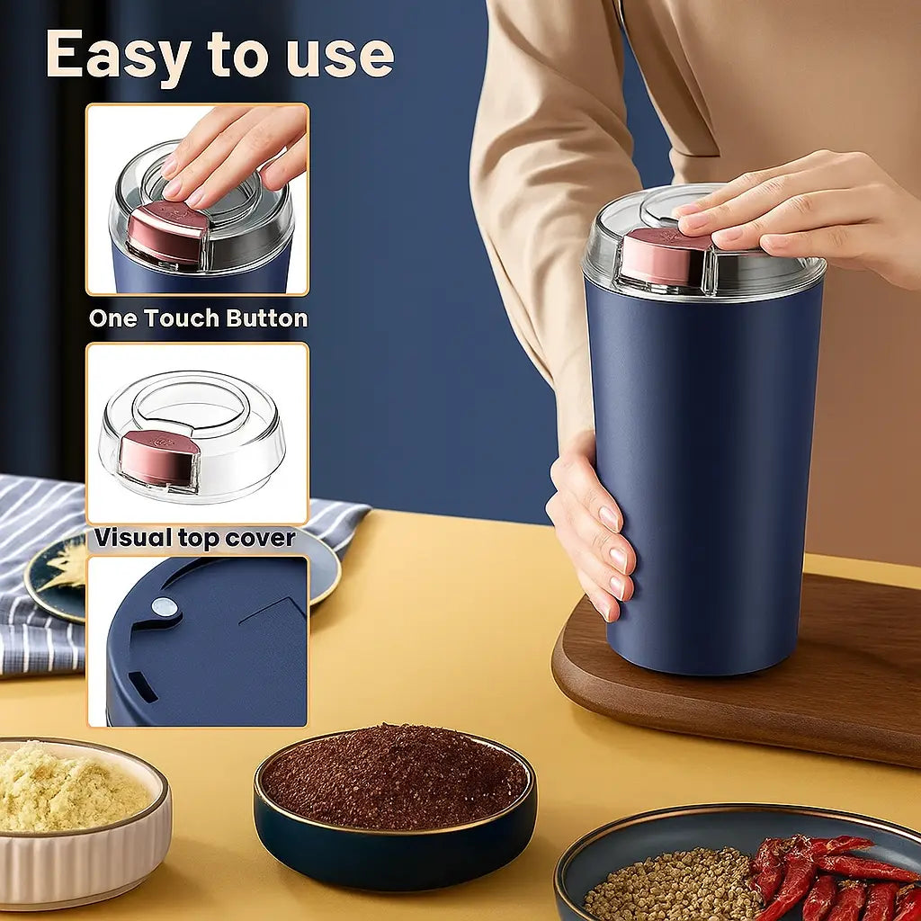 GrindMaster Pro: Electric Coffee & Spice Grinder