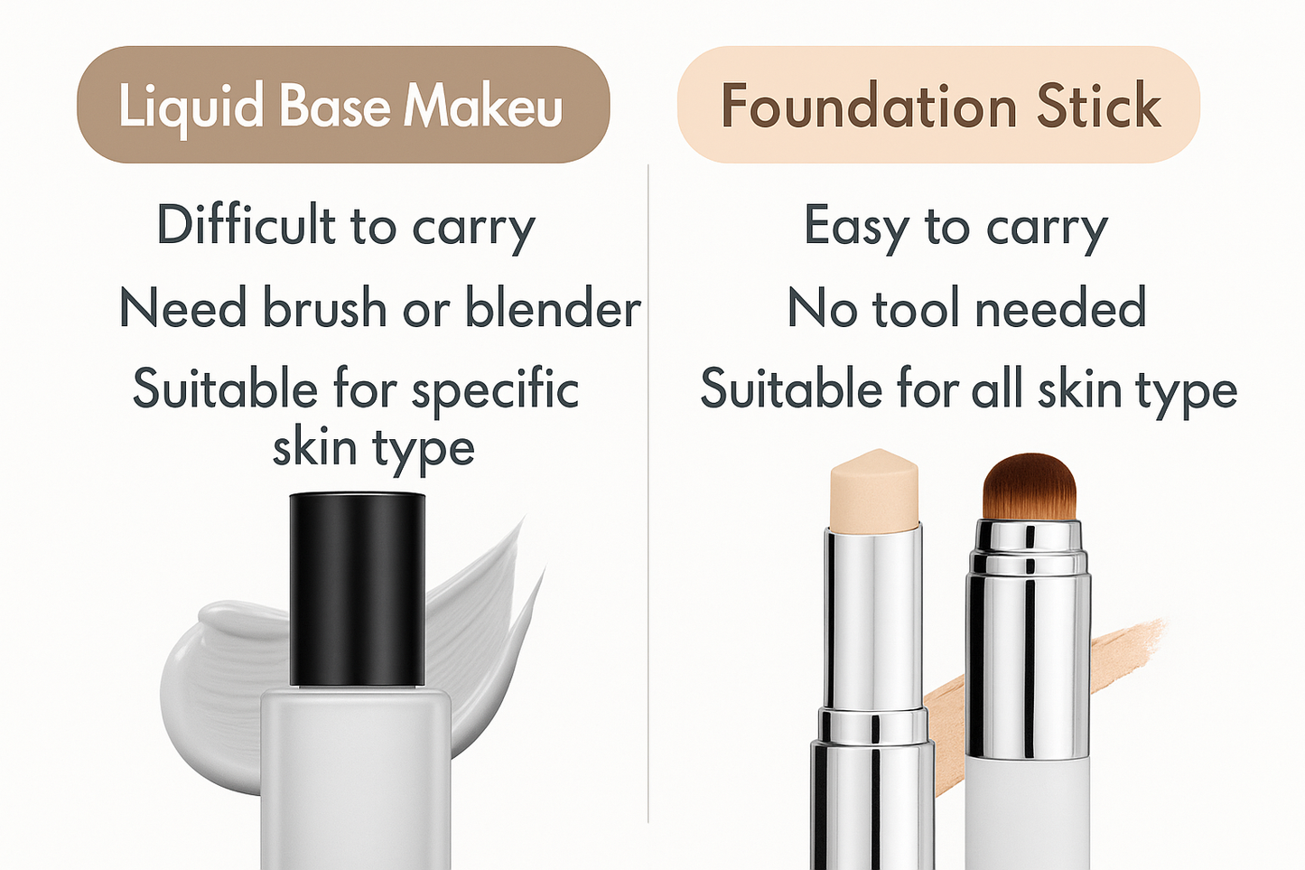 Color-Changing Foundation Stick