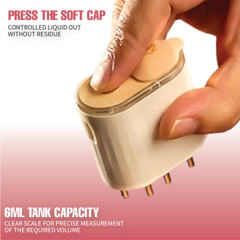 Electric Scalp Massager & Hair Oil Applicator | Red Light Therapy