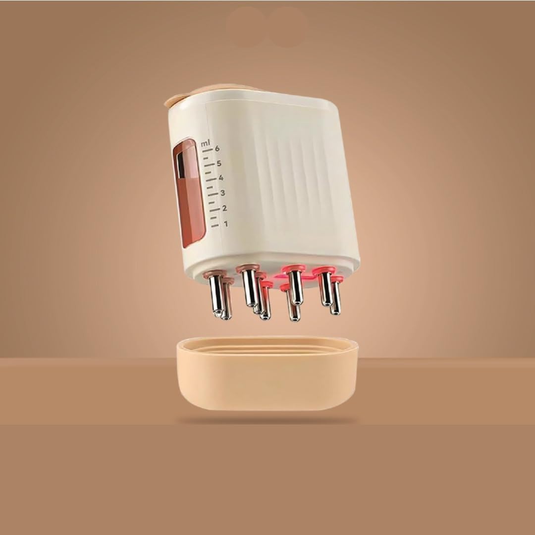 Electric Scalp Massager & Hair Oil Applicator | Red Light Therapy