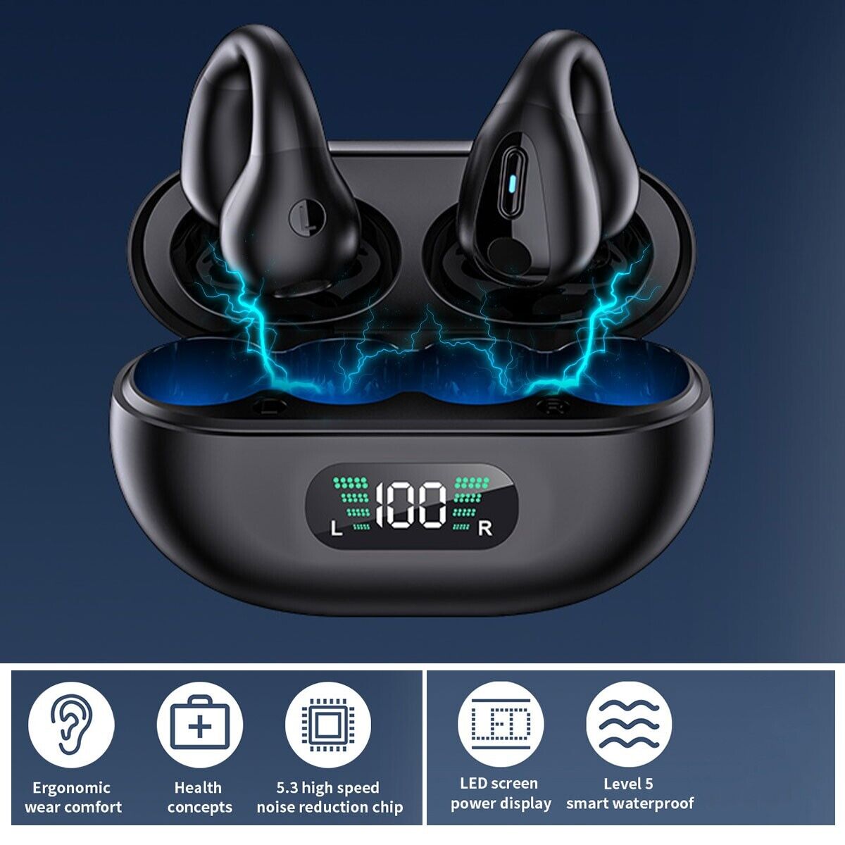 Wireless Ear Clip Earbuds